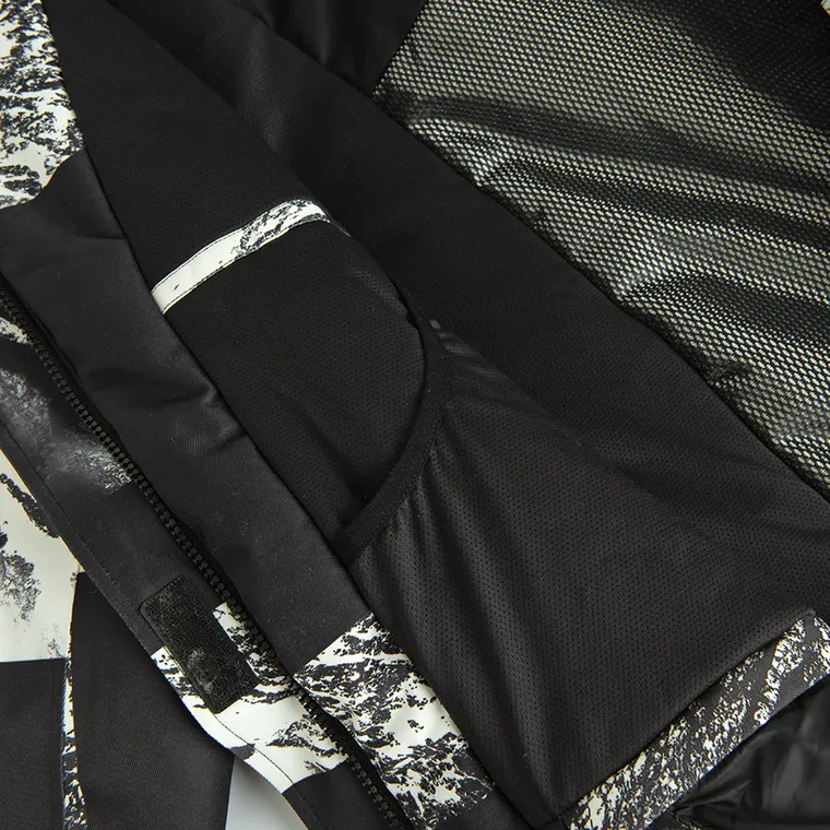 Wodoszczelna kurtka narciarska unisex oversize z kapturem NOWEAR