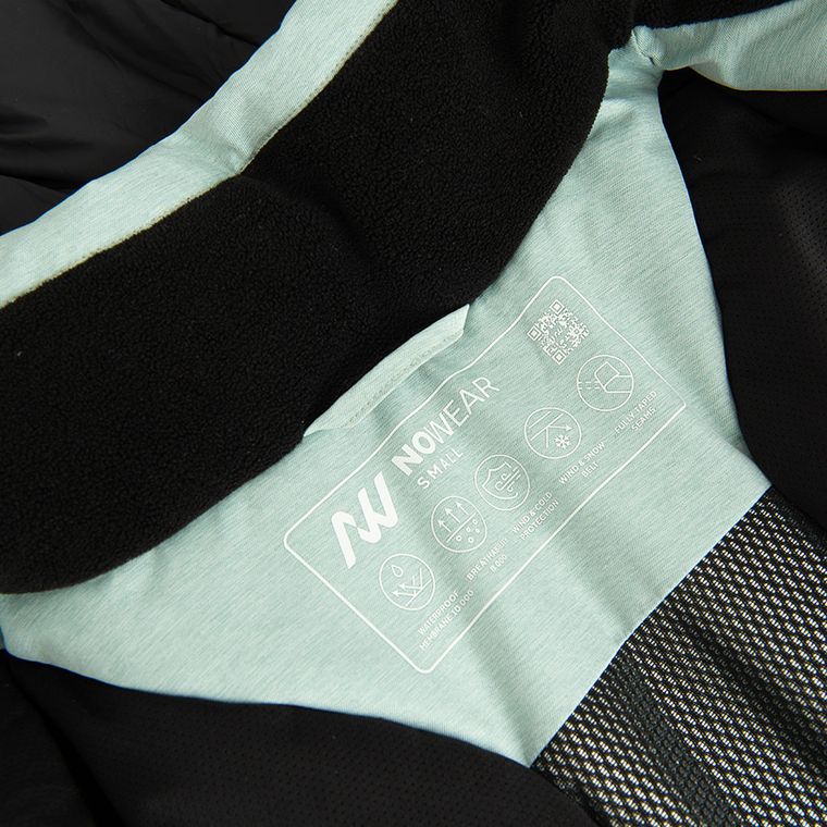 Wodoszczelna kurtka narciarska unisex oversize z kapturem NOWEAR