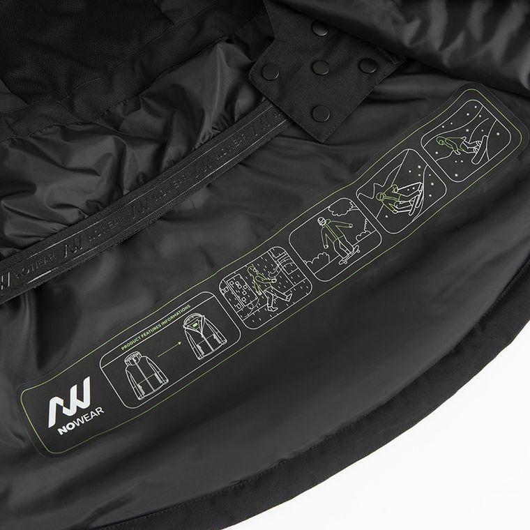 Wodoszczelna kurtka narciarska unisex z kapturem NOWEAR