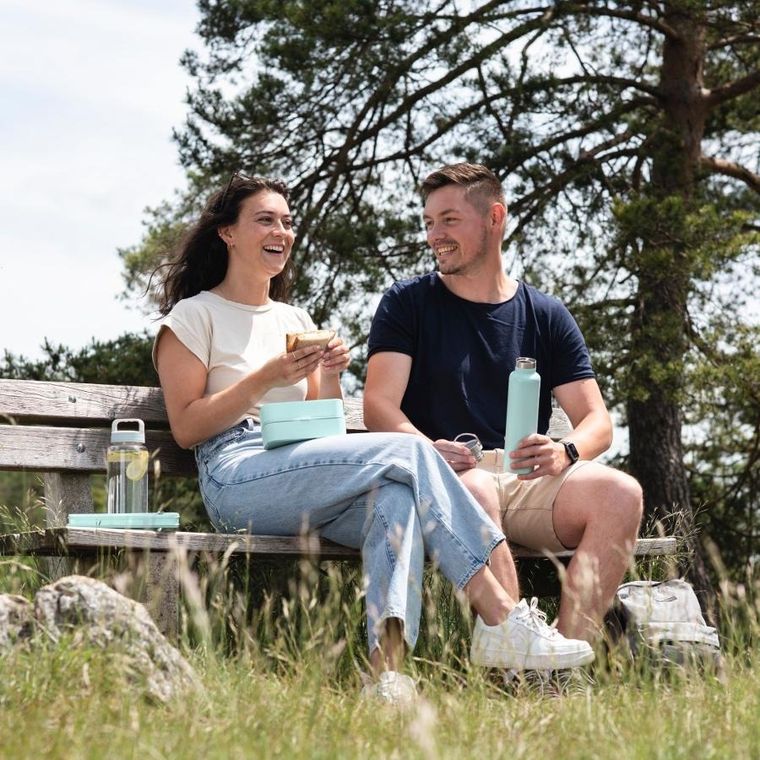 Xavax, Bento, lunchbox, poziomowy, 500 ml, to go