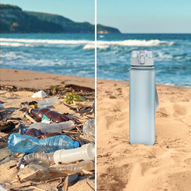 Xavax, To Go, butelka na wodę, bidon, 1000 ml