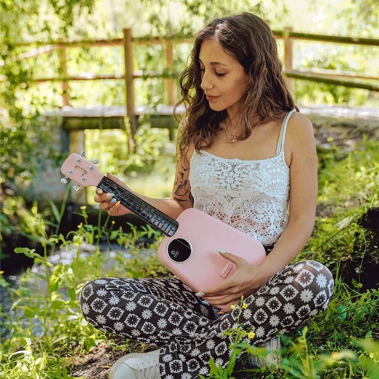 Xiaomi, Populele 2, Smart Ukulele, Bluetooth 4.0, różowe