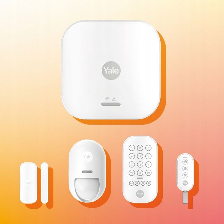 Yale, zestaw startowy inteligentnego alarmu, 5 elementów