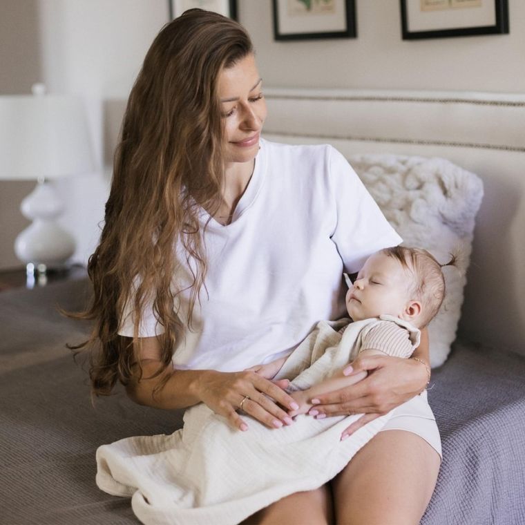 Zaffiro, Malaga, śpiworek do spania, muślinowy, TOG 1.5, vanilla, 0-6m