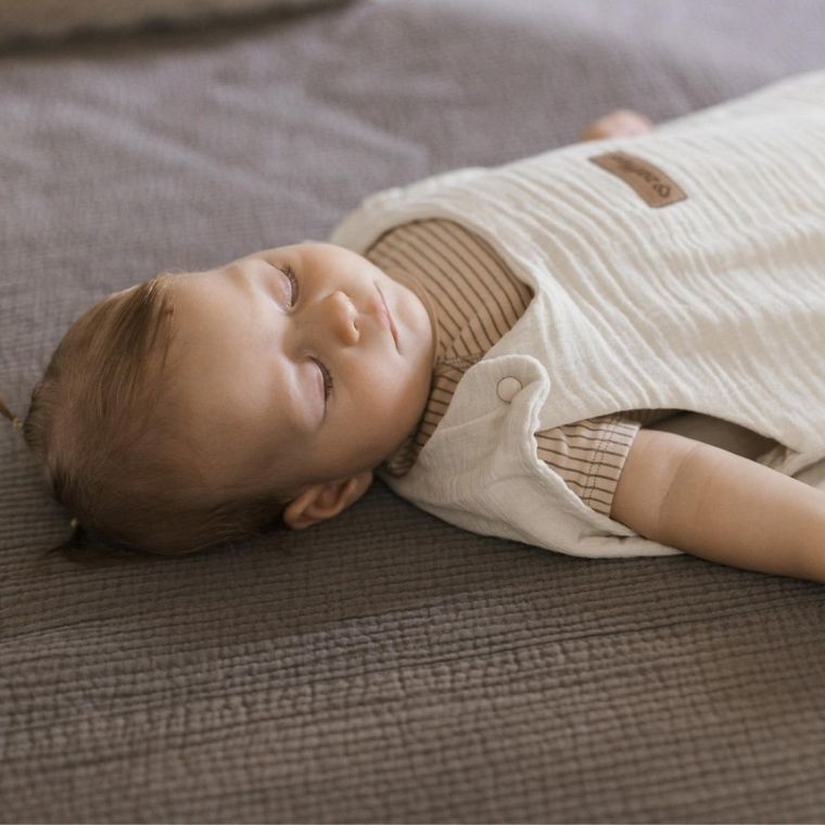 Zaffiro, Malaga, śpiworek do spania, muślinowy, TOG 1.5, vanilla, 6-12m