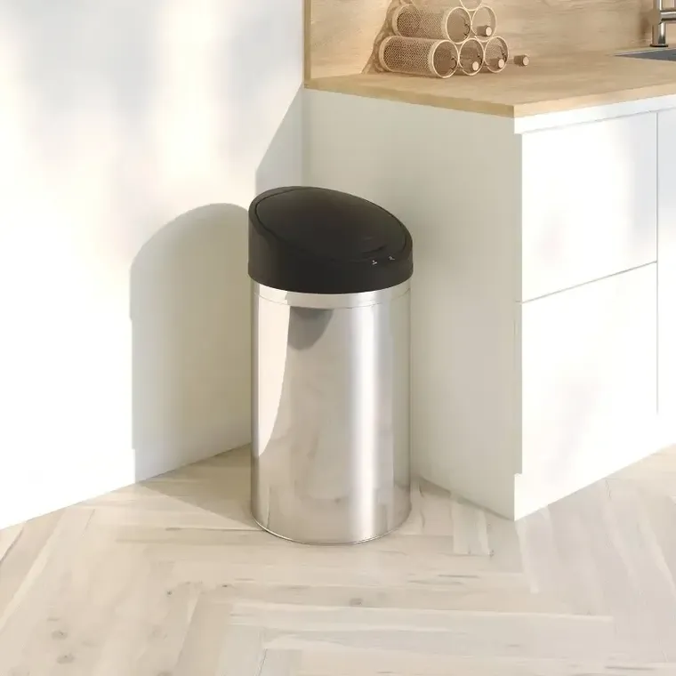 5five Simply Smart, automatyczny kosz na śmieci, stal nierdzewna, 42l