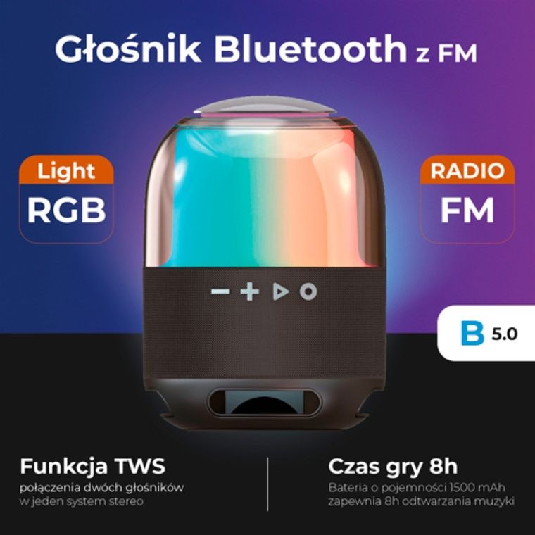 Adler, głośnik bluetooth z FM