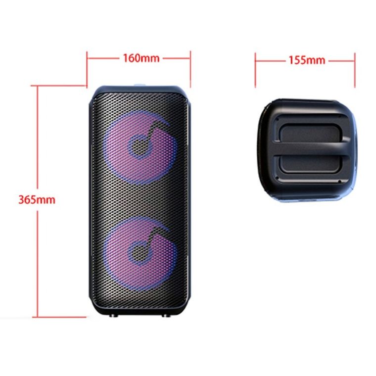 Adler, głośnik bluetooth z radiem i funkcją karaoke