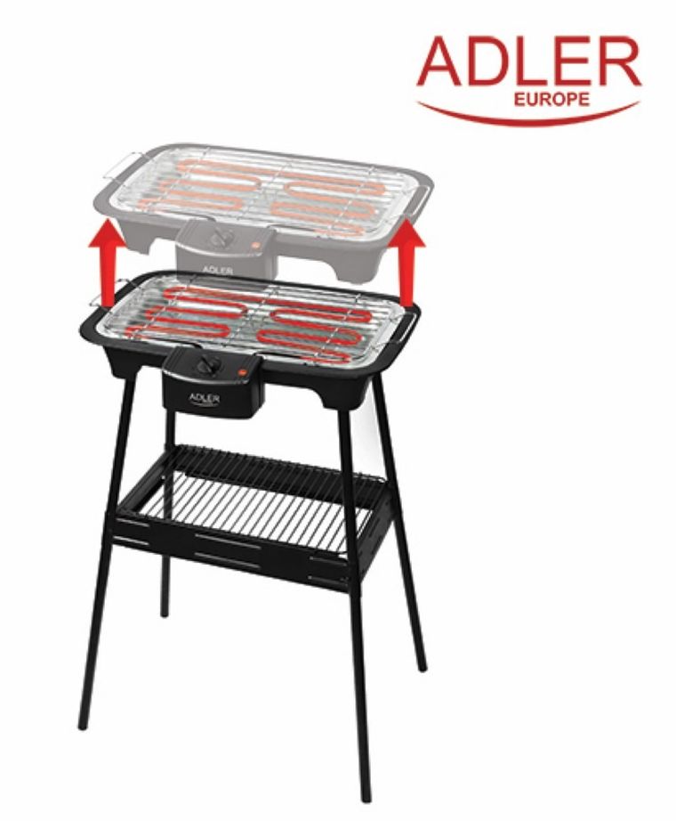 Adler, grill elektryczny AD 6602, 2000W