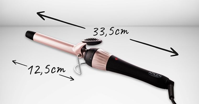 Adler, lokówka z regulacją temperatury, 19 mm