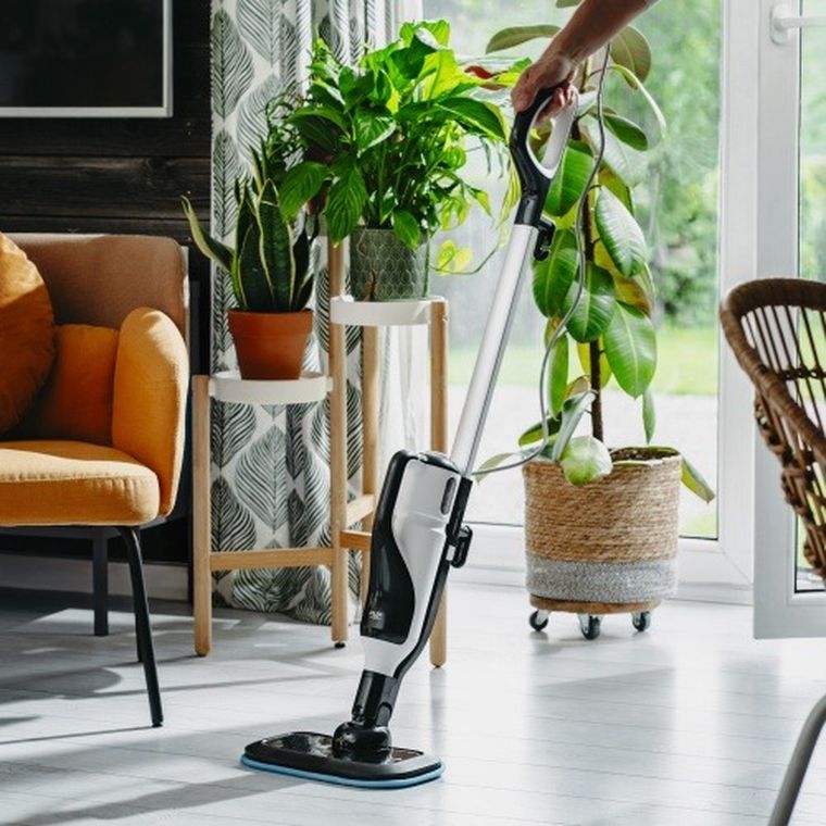 Adler, mop i myjka parowa 2w1, zestaw akcesoriów