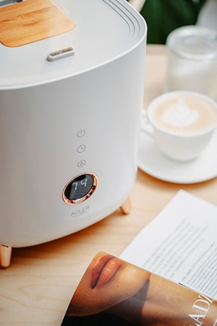 Adler, nawilżacz ultradźwiękowy LED