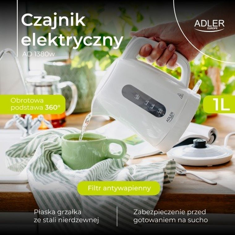 Adler, Strix, czajnik elektryczny, 1l