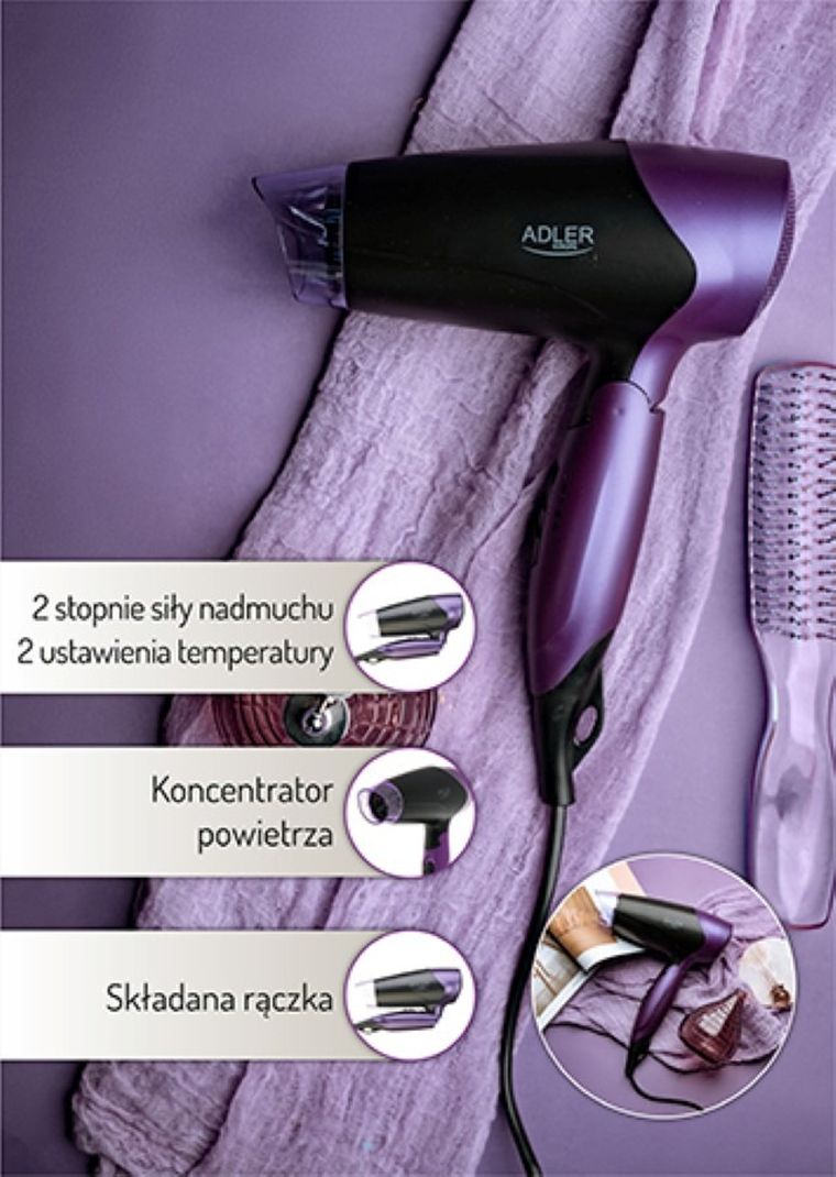 Adler, suszarka do włosów, Ad 2260
