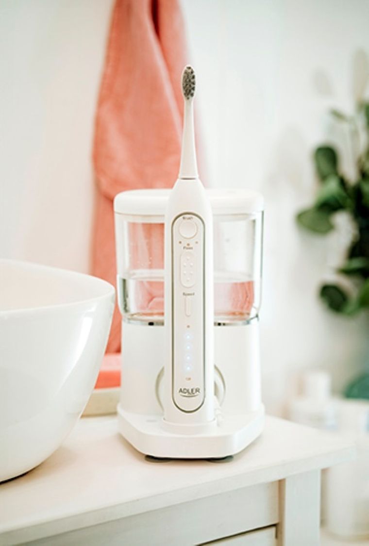 Adler, szczoteczka soniczna z irygatorem 2w1