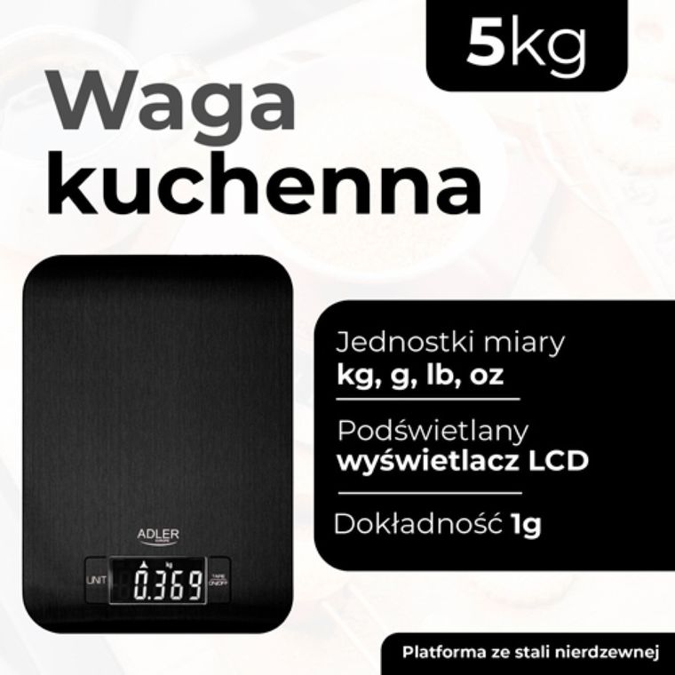 Adler, waga kuchenna do 5kg