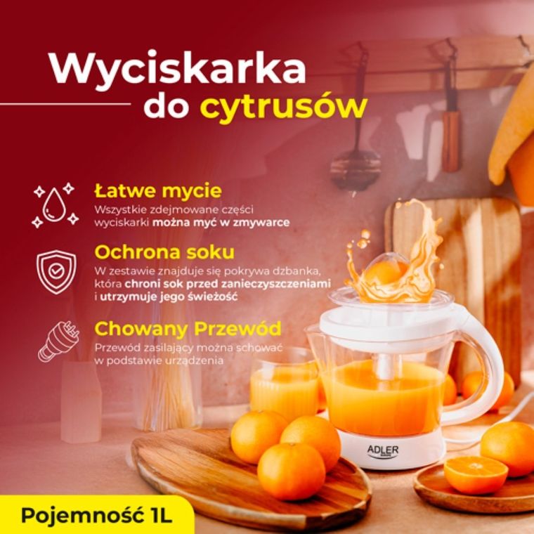 Adler, wyciskarka do cytrusów