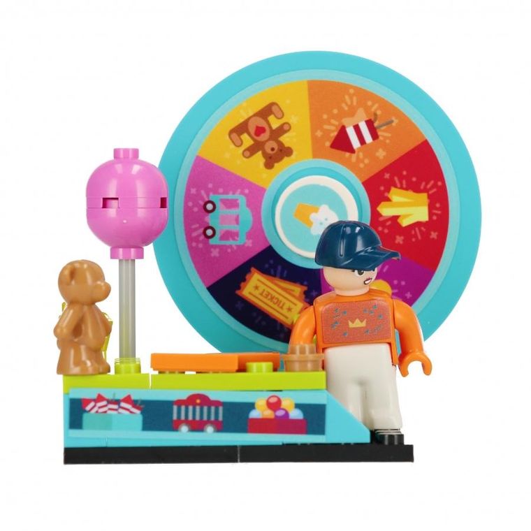 Alleblox, Girl, Wesołe Miasteczko, klocki konstrukcyjne, 130 elementów