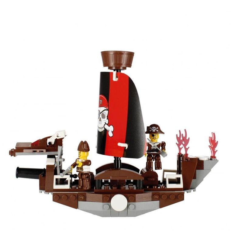Alleblox, Pirat, klocki konstrukcyjne, 204 elementy
