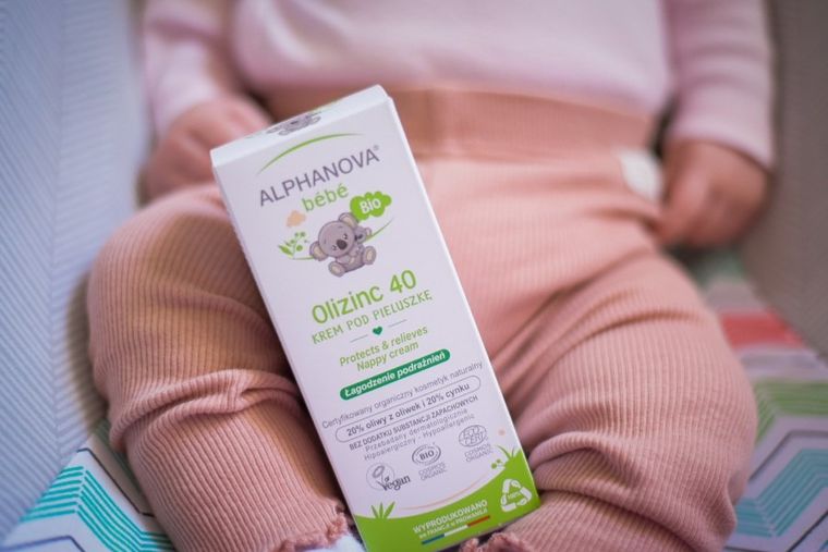 Alphanova Bebe, krem przeciw odparzeniom, Olizinc 40, 50 g
