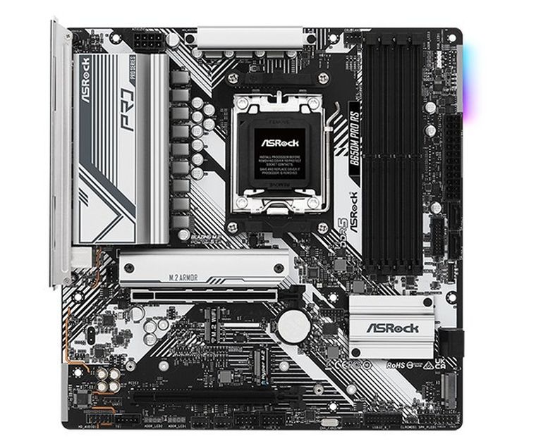 ASRock, płyta główna, B650M PRO RS AM5 4DDR5 HDMI/DP mATX