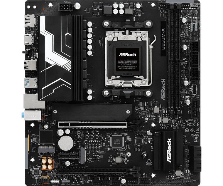 ASRock, płyta główna, B850M-X R2.0 AM5 2DDR5 M.2 USBC mATX
