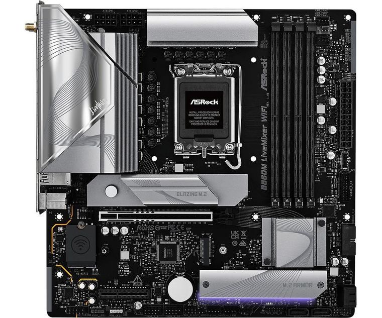 ASRock, płyta główna, B860M LIVEMIXER WIFI s1 851 4DDR5 mATX