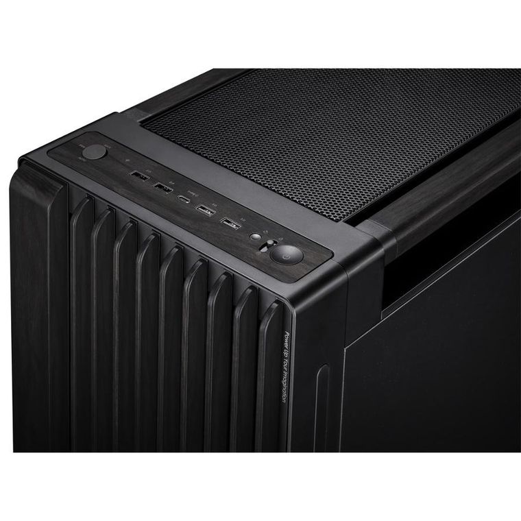 Asus, obudowa komputerowa, PROART PA602 WOOD TG PWM BLACK