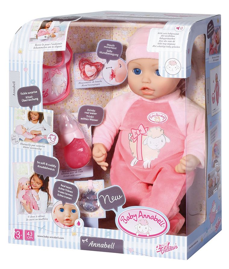 Baby Annabell, lalka interaktywna, 43 cm