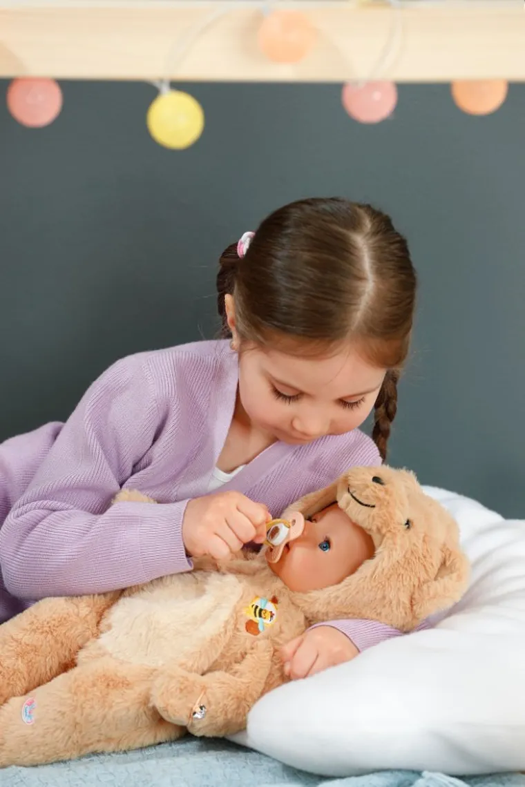 Baby Born, Emma w stroju niedźwiadka, lalka bobas, 43 cm