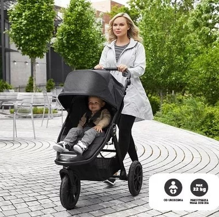 Baby Jogger, City Elite 2, wózek spacerowy, Opulent Black