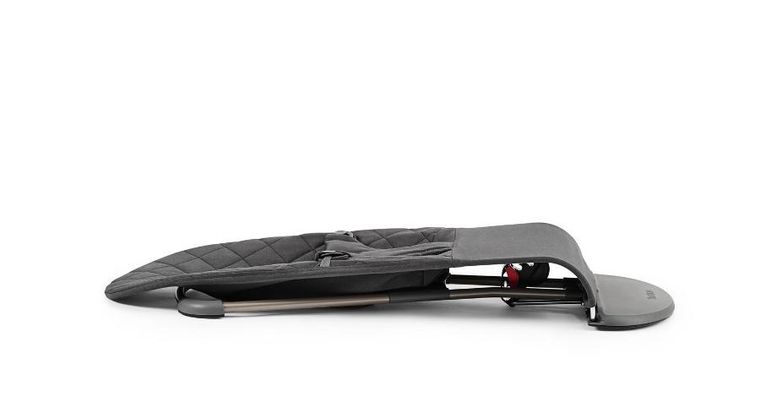 BabyBjörn, Bliss Woven, leżaczek bujaczek, antracytowy + zabawka do leżaczka, Balance, Googly Eyes