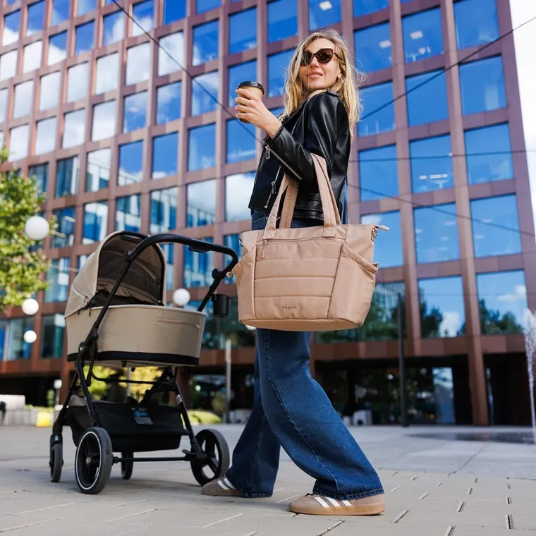 BabyOno, Cami, torba dla mamy i do wózka, beżowa