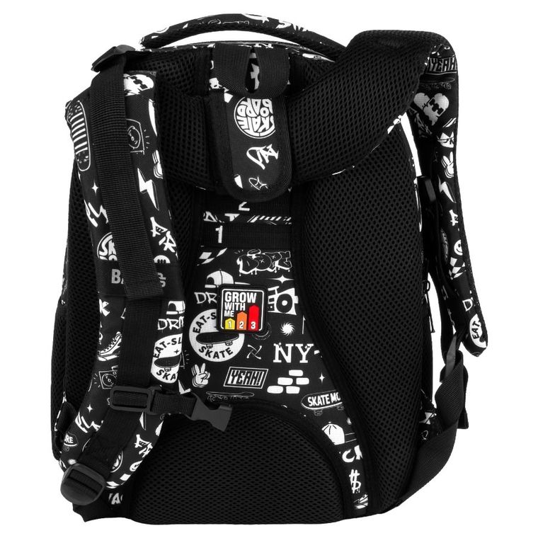 BackUp, plecak szkolny, 3-komorowy, Drift