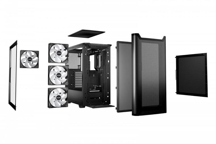 Be Quiet!, obudowa komputerowa, Pure Base 501 DX, czarna