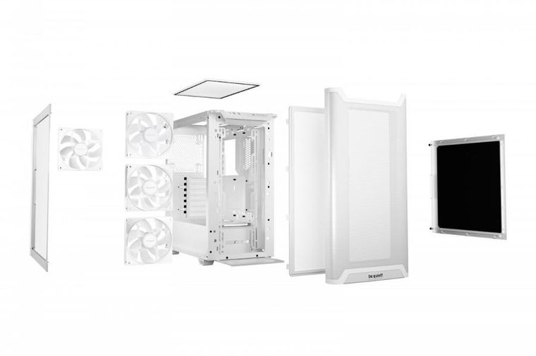 Be Quiet!, obudowa, Pure Base 501 LX ARGB, biała