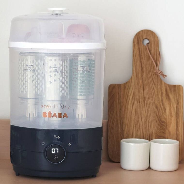 Beaba, Steril 'n' dry, sterylizator parowy z suszarką 2w1, Night Blue