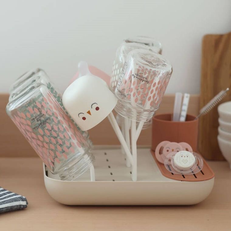 Beaba, suszarka do naczyń, Terracotta/Clay