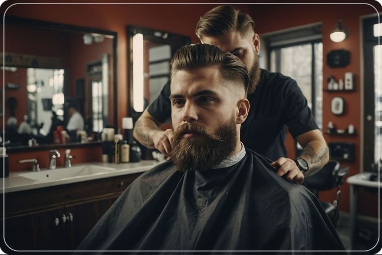 Berdsen, Barber, maszynka do strzyżenia włosów, złota, BD-261