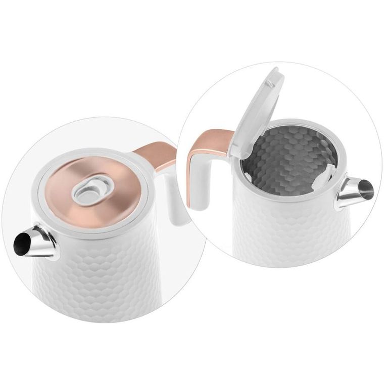 Berdsen, czajnik elektryczny, biało-miedziany, 1,7l, BD-705