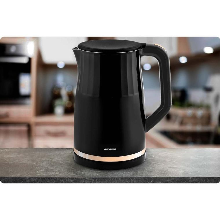 Berdsen, czajnik elektryczny, czarny, 1,7l