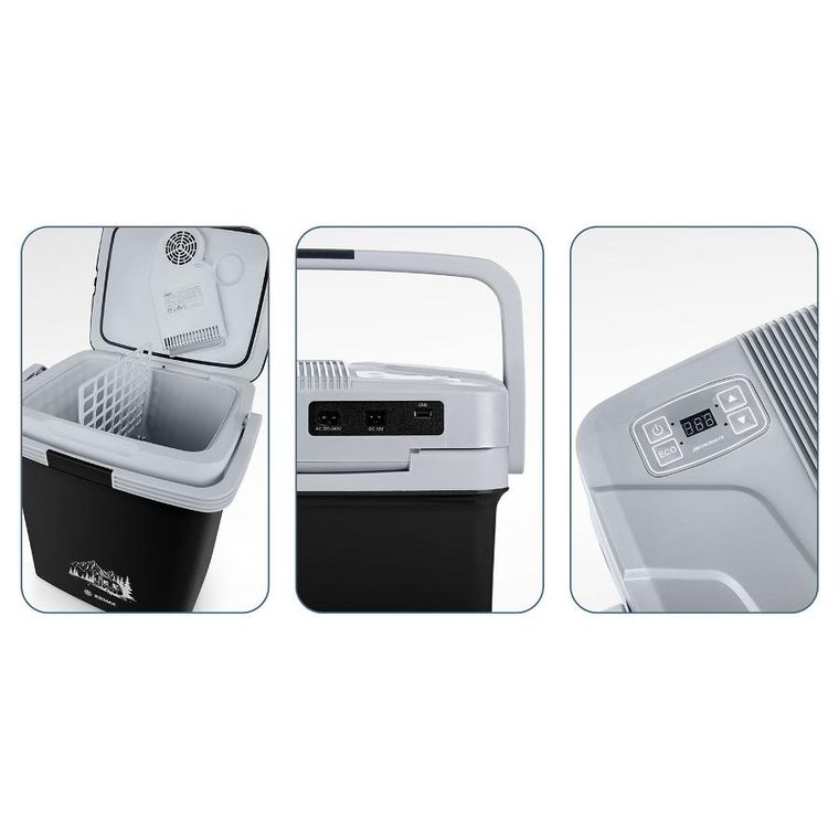 Berdsen, Icemax, lodówka turystyczna, tryb ECO, 26l, czarna