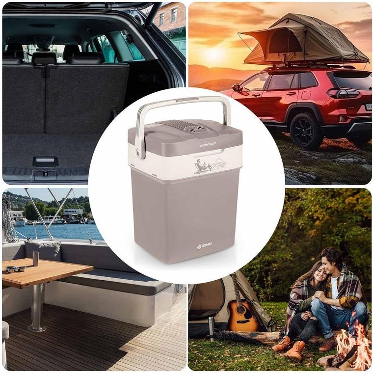 Berdsen, Icemax, lodówka turystyczna, tryb Eco, ciemno-szara, 29l