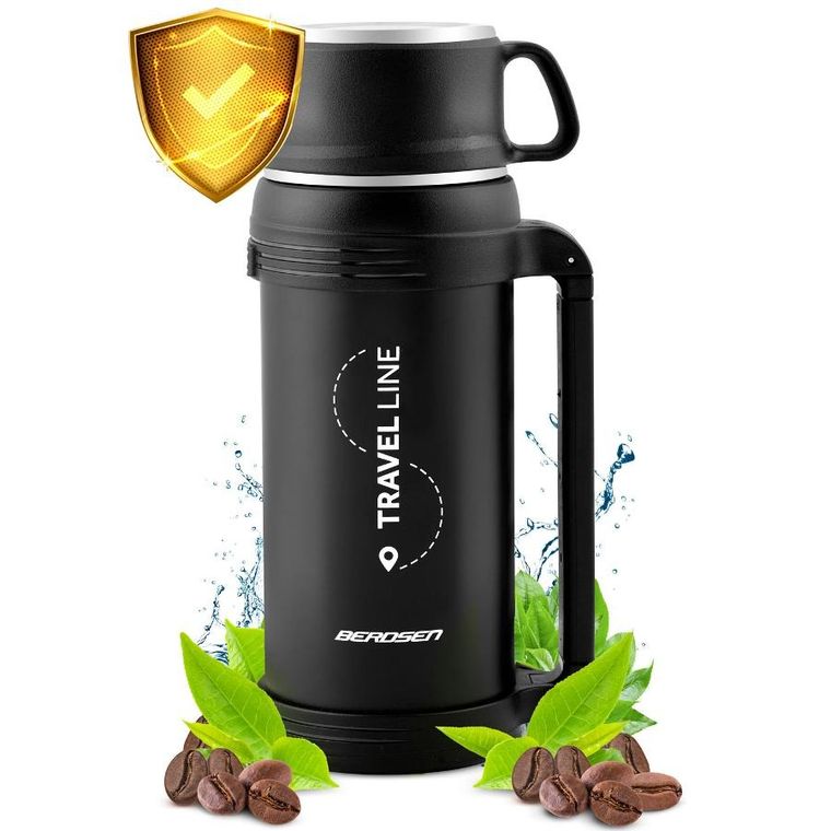 Berdsen, termos próżniowy, czarny, 1500 ml
