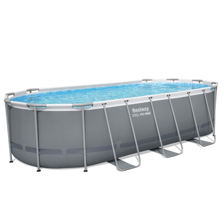 Bestway, basen ogrodowy, stelażowy, zestaw 17w1, 549-274-122 cm