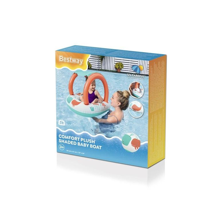 Bestway, dmuchany ponton dla dzieci, z daszkiem