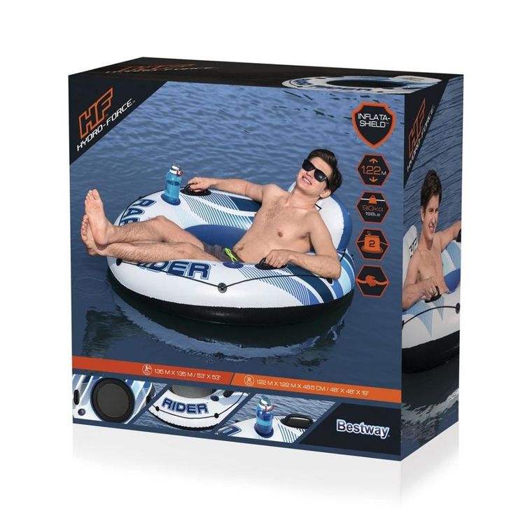 Bestway, koło do pływania, niebieskie, 135 cm