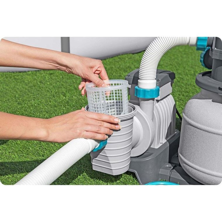 Bestway, pompa piaskowa, 6056 l/h + piasek, 25 kg, 58497