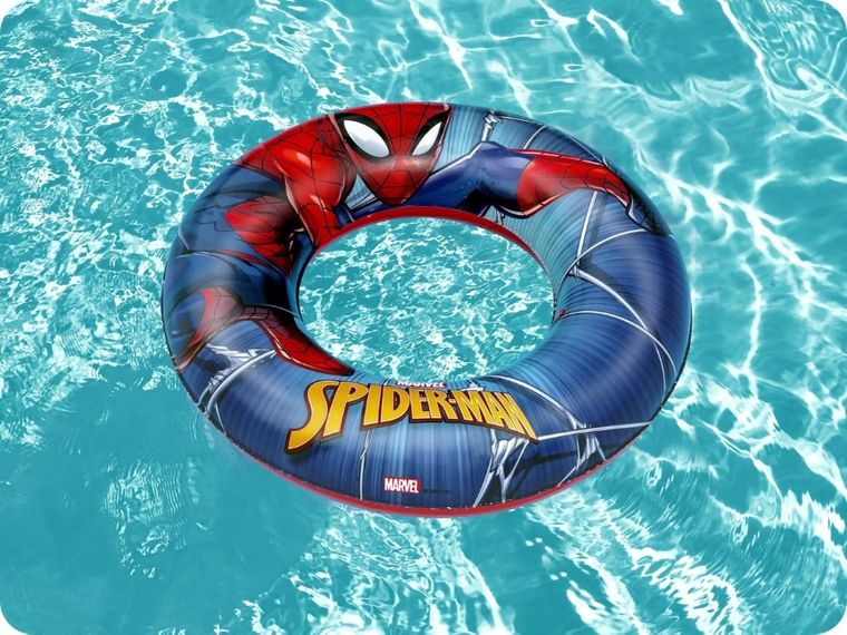 Bestway, Spider-Man, dmuchane kółko do pływania, 56 cm