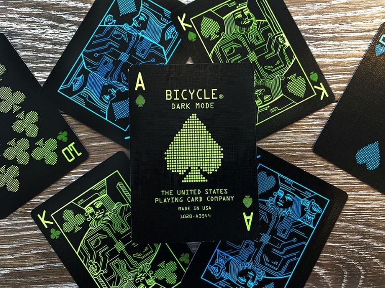 Bicycle, Dark Mode, karty do gry